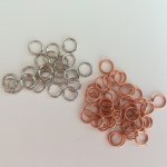 Spojovací kroužky 6 mm silné 1 mm, více barev