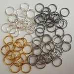 Spojovací kroužky 10 mm silné 1 mm, více barev