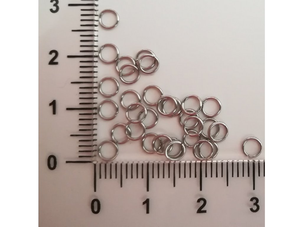 Spojovací kroužky, chirurgická ocel - více velikostí