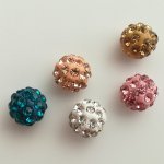 Shamballa 8 mm, více barev, navlékací