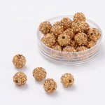 Shamballa 8 mm, více barev - topasová, navlékací