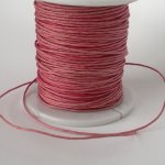 Voskovaná šňůra (bavlna) 1 mm, více barev