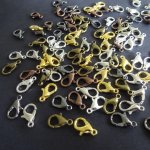 Karabinky 10 mm,  více barev