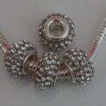 Velkodírková PANDORA se zirkonky - stříbrná
