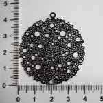 Filikrán dírkovaný pr. 40 mm, černá