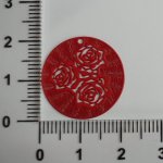 Filigrán růže pr. 21 mm, více barev