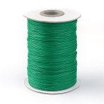 Voskovaná šňůra (polyester) 1 mm, více barev - zelená