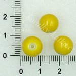 Porcelánové kuličky - žlutá, 10 mm