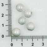 Porcelánové kuličky - bílá, 8 mm