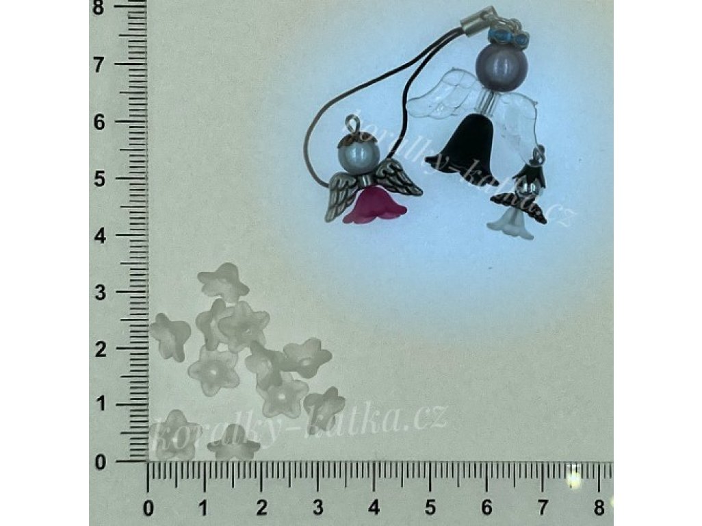 Zvonečky 5x10mm, ledová