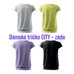 Tričko dámské CITY - záda