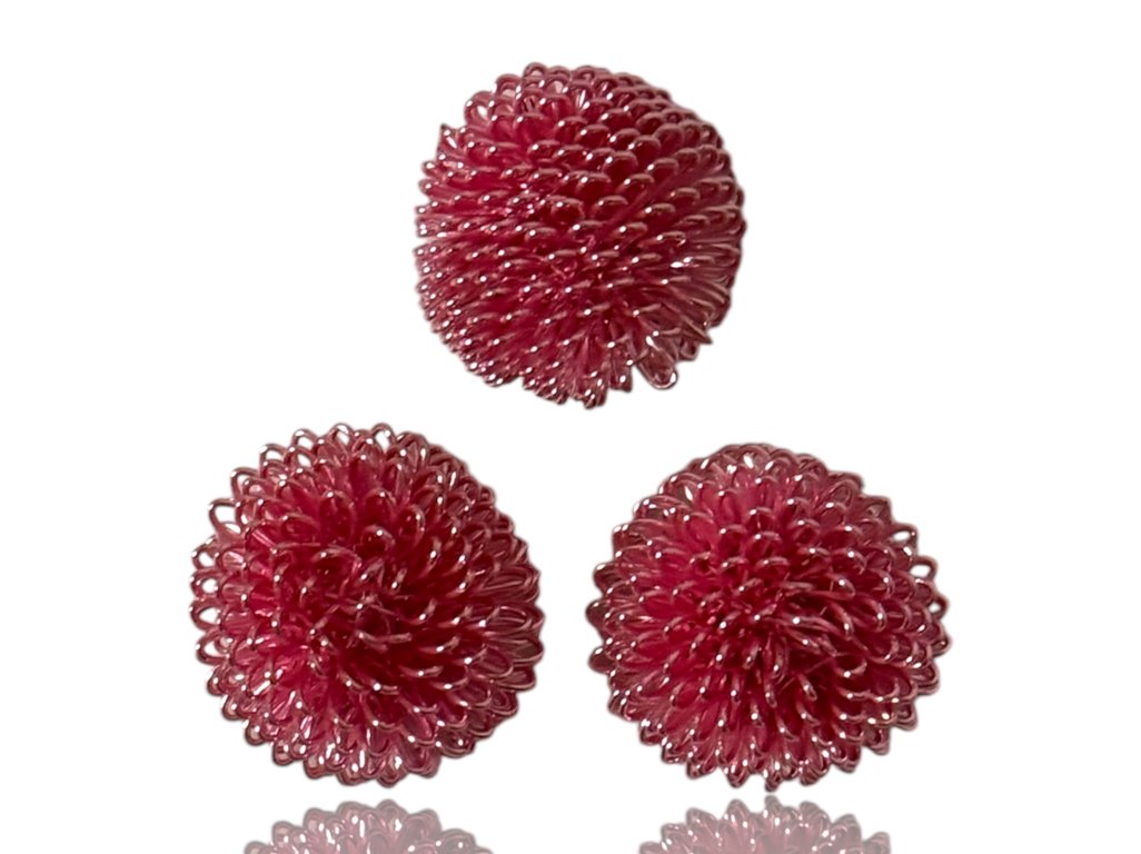 Kulička drátová 20 mm - růžová