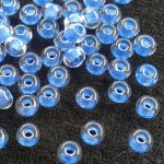 Rokajl velkodírkový, 5 mm - modrá s průtahem