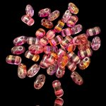 Bi-beads - červeno-oranžová
