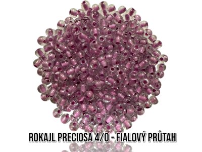 Rokajl PRECIOSA (4/0), fialový průtah