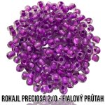 Rokajl PRECIOSA (2/0) - fialový průtah