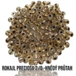 Rokajl PRECIOSA (2/0) - hnědý průtah