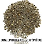 Rokajl PRECIOSA (6/0) - zlatý průtah