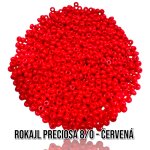 Rokajl PRECIOSA (8/0) - červená
