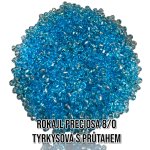 Rokajl PRECIOSA (8/0) - tyrkysová s průtahem