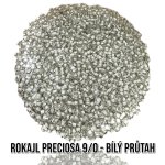 Rokajl PRECIOSA (9/0) - bílý průtah