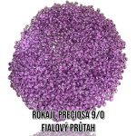 Rokajl PRECIOSA (9/0) - fialový průtah