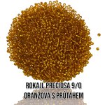 Rokajl PRECIOSA (9/0) - oranžová s průtahem