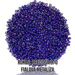 Rokajl PRECIOSA (9/0) - fialová metalíza