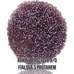 Rokajl PRECIOSA (9/0) - fialová s průtahem