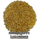 Rokajl PRECIOSA (9/0) - žlutá s průtahem