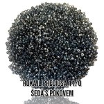 Rokajl PRECIOSA (11/0) - šedá s pokovem