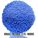 Rokajl PRECIOSA (11/0) - modrá