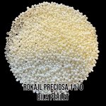 Rokajl PRECIOSA (11/0) - bílá perleť