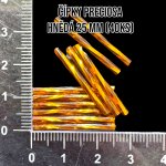 Čípky PRECIOSA - hnědá 25mm (40ks)