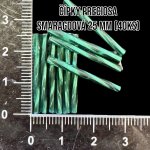 Čípky PRECIOSA - smaragdová 25mm (40ks)