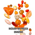 Mačkaný mix, PRECIOSA - oranžová