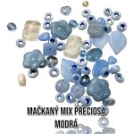 Mačkaný mix, PRECIOSA - modrá